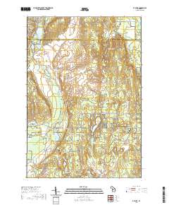 K P Lake 2019 topographic map thumbnail