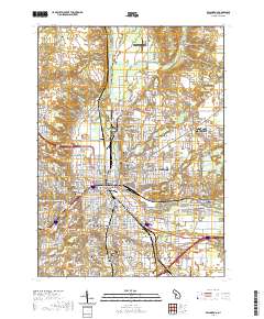 Kalamazoo 2019 topographic map thumbnail