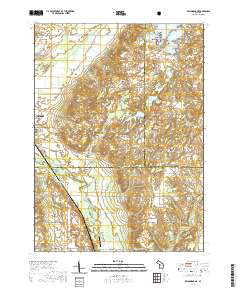 Kalamazoo NE 2019 topographic map thumbnail