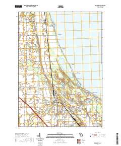 Kawkawlin 2019 topographic map thumbnail