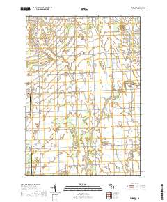 Kinde East 2019 topographic map thumbnail
