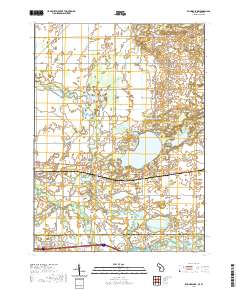Klinger Lake 2019 topographic map thumbnail
