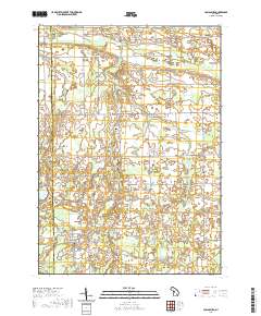 Laingsburg 2019 topographic map thumbnail