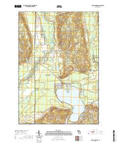 Lake Margrethe 2019 topographic map thumbnail