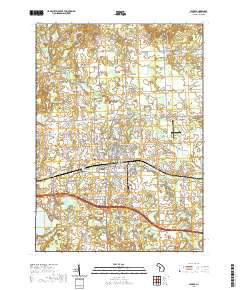Lapeer 2019 topographic map thumbnail