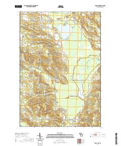Larks Lake 2019 topographic map thumbnail