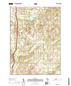 Lyon Lake 2019 topographic map thumbnail