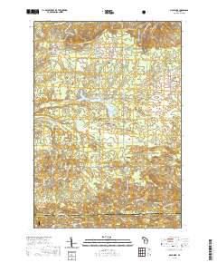 Mack Lake 2019 topographic map thumbnail