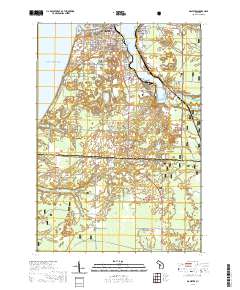 Manistee 2019 topographic map thumbnail