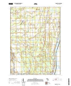 Marine City 2019 topographic map thumbnail