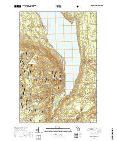 Marshall Creek 2019 topographic map thumbnail
