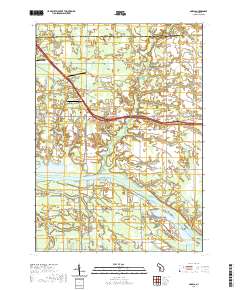 Nunica 2019 topographic map thumbnail