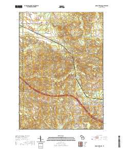 Ogemaw Springs 2019 topographic map thumbnail