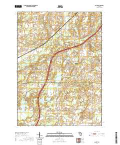 Olivet 2019 topographic map thumbnail