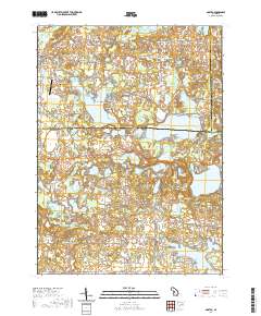 Onsted 2019 topographic map thumbnail