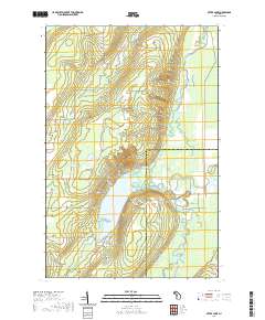 Otter Lake 2019 topographic map thumbnail