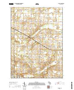Ovid East 2019 topographic map thumbnail