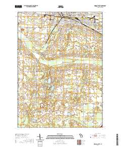 Owosso South 2019 topographic map thumbnail