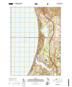 Pentwater 2019 topographic map thumbnail
