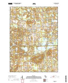 Pinckney 2019 topographic map thumbnail