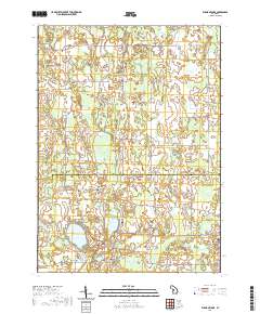 Pleasant Lake 2019 topographic map thumbnail