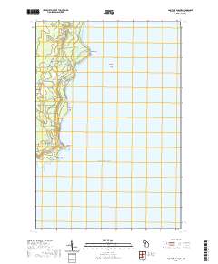 Point Aux Barques 2019 topographic map thumbnail