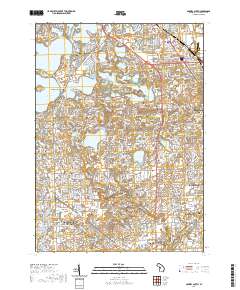 Pontiac South 2019 topographic map thumbnail