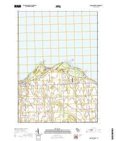 Port Austin East 2019 topographic map thumbnail