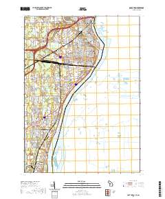 Port Huron 2019 topographic map thumbnail