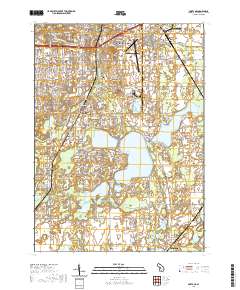Portage 2019 topographic map thumbnail