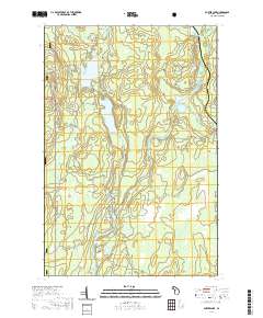Porter Lake 2019 topographic map thumbnail