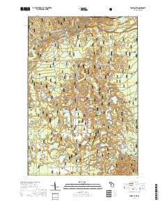 Powell Lake 2019 topographic map thumbnail