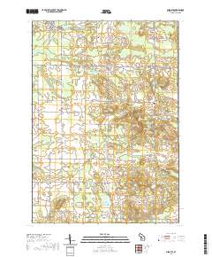 Mecosta 2019 topographic map thumbnail
