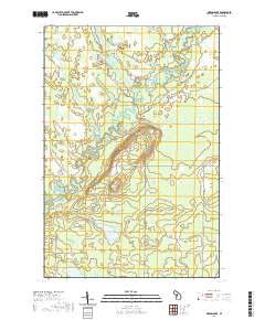 Merwin Lake 2019 topographic map thumbnail