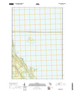 Middle Island 2019 topographic map thumbnail