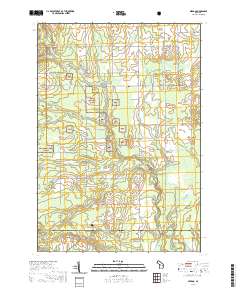 Mikado 2019 topographic map thumbnail