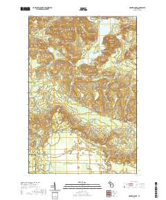 Mountain Lake 2019 topographic map thumbnail