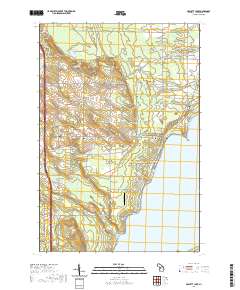 Mullett Lake 2019 topographic map thumbnail