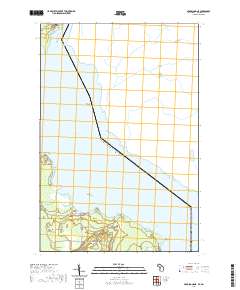 Munuscong NE 2019 topographic map thumbnail