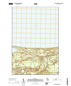 Muskallonge Lake East 2019 topographic map thumbnail