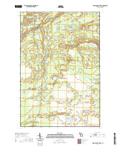 Muskallonge Lake SE 2019 topographic map thumbnail