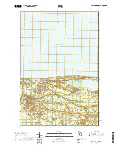 Muskallonge Lake West 2019 topographic map thumbnail