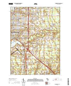 Muskegon East 2019 topographic map thumbnail