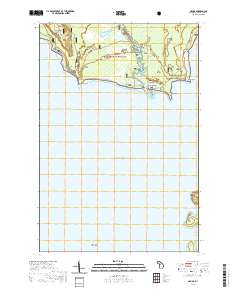 Nahma 2019 topographic map thumbnail