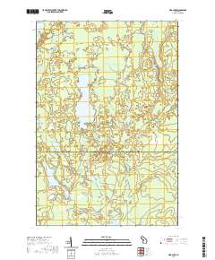 Ned Lake 2019 topographic map thumbnail