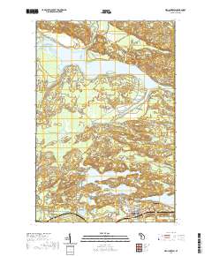 Negaunee SW 2019 topographic map thumbnail