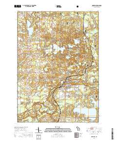 Newaygo 2019 topographic map thumbnail