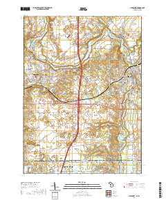 Niles West 2019 topographic map thumbnail