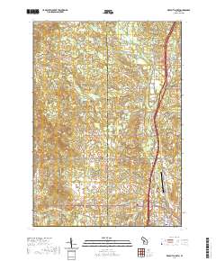 Reed City North 2019 topographic map thumbnail