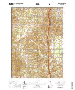 Reed City South 2019 topographic map thumbnail